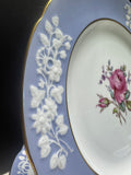 12-Piece Spode England Maritime Rose Bone China Dinner Plates
