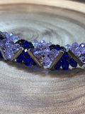Blue & Purple Elastic Band Bracelet