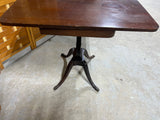 Antique Harp Style Game Table