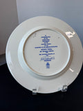 Daughters of the American Revolution 75th Anniversary Commemorative Plate 1965 J.E. Caldwell Co.