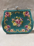 Floral Needlepoint Handbag