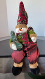 Plush Snowman Shelf Sitter