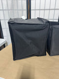 Crate & Barrel Canvas Totes/Baskets (C), Set of 4,  12"x11", 10"H.