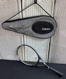 Prince Q3 Silver Triple Threat Oversized Tennis Racquet with Case