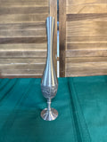 Pewter Elephant Bud Vase