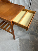 Teak End Table with Drawer by Bertil Fridhagen For Bodafors - Made in Sweden - Mid Century