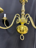 Brass Tone Chandelier