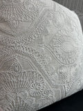 Pair of Bohemian Macrame Style Reversible Throw Pillows