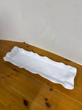 Nautica White Ocean Waves Serving Tray // 3 Available // PRICED INDIVIDUALLY