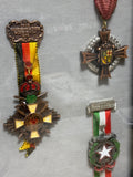 Shadow Box Frame with Various Medals
