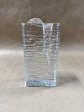 Marsberger Glassworks Ritzenhoff West Germany Block Glass Vase