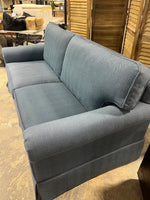 Ethan Allen Blue Love Seat