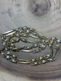 Gold Tone Chain with Faux Pearls