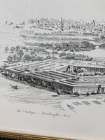 The Pentagon Sketch by Don Cannavaro; Signed Print