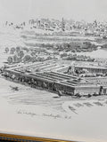 The Pentagon Sketch by Don Cannavaro; Signed Print