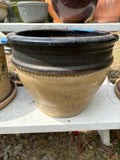 C-Large Glazed Terracotta Planter Pot