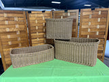 Set of 3 Baskets with Side Handles