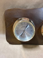 Wooden Hanging Weather Station // Thermometer // Barometer // Humidity Meter