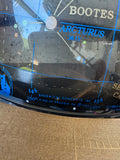 1982 Spherical Concepts Smoky Lucite Celestial Globe on Wooden Stand AS IS (READ DESCRIPTION CAREFULLY)