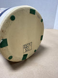 Blue Striped Crock By Roseville Pottery
