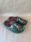 Small Folk Art Hand Painted Floral Clogs