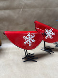 Metal Cardinal Lot - 3 Pieces