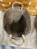 Woven Basket with Rope Handles, 2 Available, PRICED INDIVIDUALLY, $20 Each