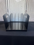 Brenton Studio Black Metal 5-Compartment Vertical Organizer