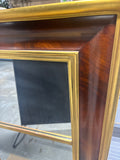 Guilded Mirror with Mahogany Finish (Heavy)