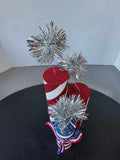 Tall Glittery Fireworks Bundle Decor