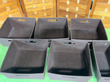 Brown Canvas Organizer Lot, 8 pc