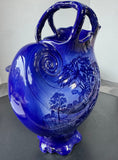 Homestead England Flow Blue Ceramic Pitcher & Basin