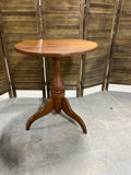 Pedestal Round Accent Table