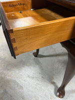 Ethan Allen Drop Side End Table with Drawer