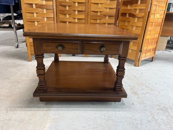 Square End Table with Drawer