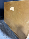 Hand Made Wooden Toy Box with Some Basic Blocks
