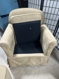 Swivel Chair with Ottoman by Dorel Asia Inc. ***Read Description***