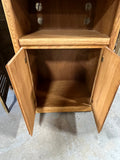 Miller's Furniture Ind. Lighted Entertainment Cabinet on Casters