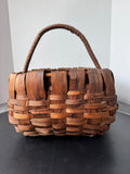 Primitive Style American Splint Gathering Basket
