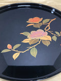 Japanese Inspired Lacquered Wooden Decorative Tray