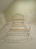 Double/Full Size Metal Bed, with Rails & Slats