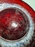 (E) 8-Piece Luminarc France Cristal d’Arques Ruby Red Salad Plates