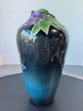 Franz Collection Wisteria Sculpted Porcelain Vase