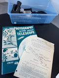 Jason 313 Discoverer Astronomical Telescope on Vintage Wooden Tripod with Book & Accessories