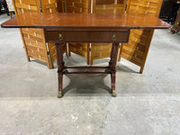 Petite Drop Side Library Table with Drawer