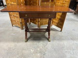 Petite Drop Side Library Table with Drawer
