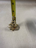 Set of 4 Christmas Tree Lenox Holiday Noel Gold Color Napkin Rings - 3 Sets Available // PRICED INDIVIDUALLY