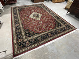 Rambaugh Collection Hand Knotted 100% Wool Pile Rug, Approximate size 12 ft x 9 ft ***HEAVY ITEM***READ DETAILS ON PICK UP POLICY***