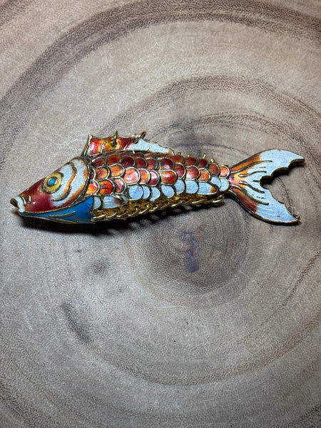 (B) Articulated Fish Pendant