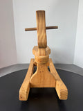 Unfinished Small Wooden Rocking Horse